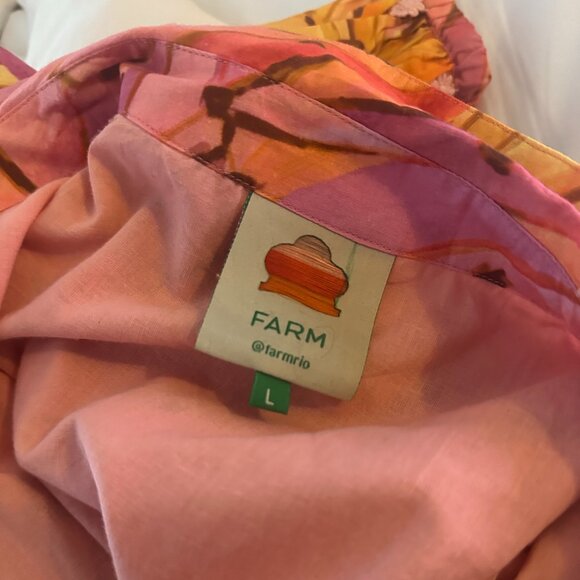 Farm Rio Pink Ombré Bananas mini dress - Picture 6 of 6